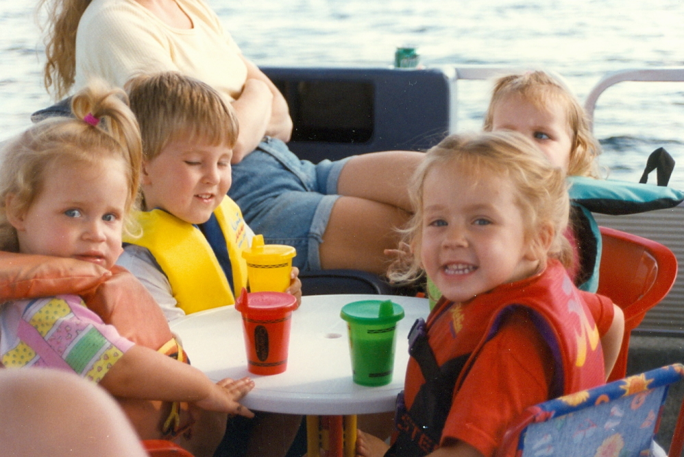Dining on a pontoon boat became a thing. All in attendance seemed pleased.