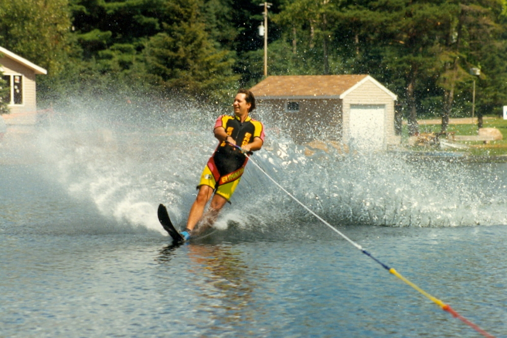 There was skiing.