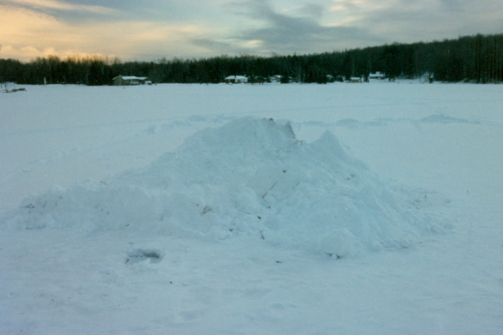 It was unclear if the pile of snow that was the third fort had some sort of catastrophic event happen to it in the night or it was just built that way. It was further observed that the occupant of the third fort was the only one actually struck during the war (he was hit once in the boot).