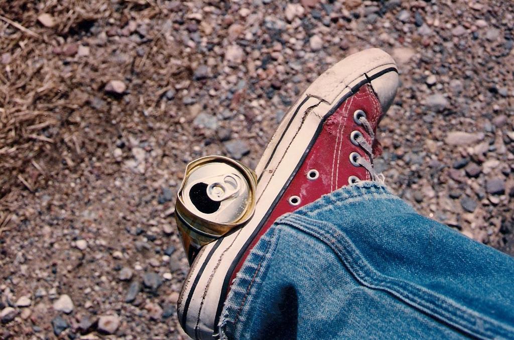 There was a hike on roads around the lake that included some litter pick up. We got two cans and a new respect for people who wear high heels.