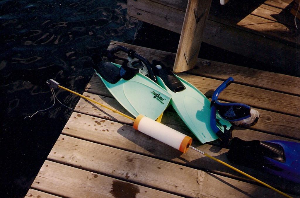 With the lake warming, it was time to visit and say "Hi" to the cribs and fish.
