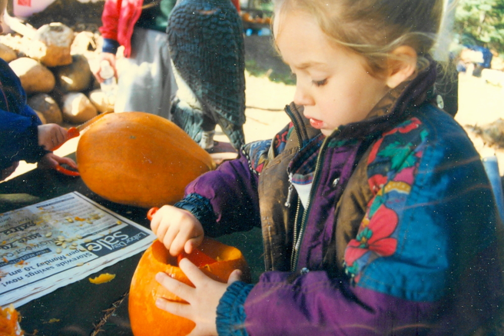 The uninitiated soon after became the experienced and the gut scooping, face carving was joined.