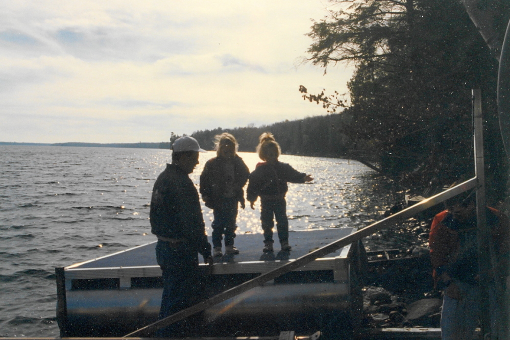 To test the stability of items to be left on the shore for the Winter, they were topped with small weights that were then instructed to jump around. All items passed and the small weights toddled off to carve pumpkins.