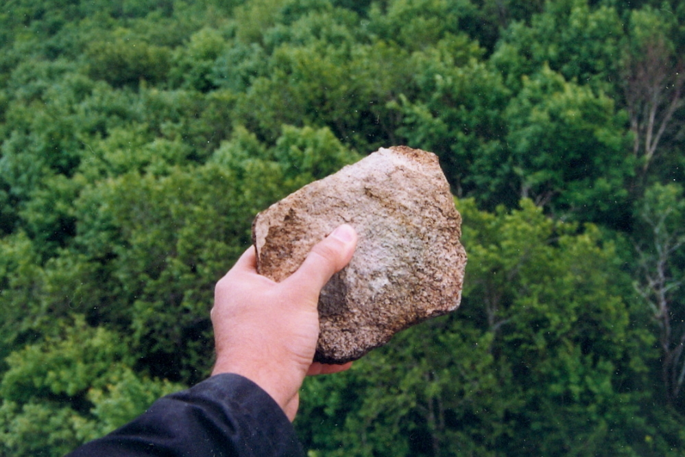 Taking a rock up to drop off the tower is just the cherry on top.
