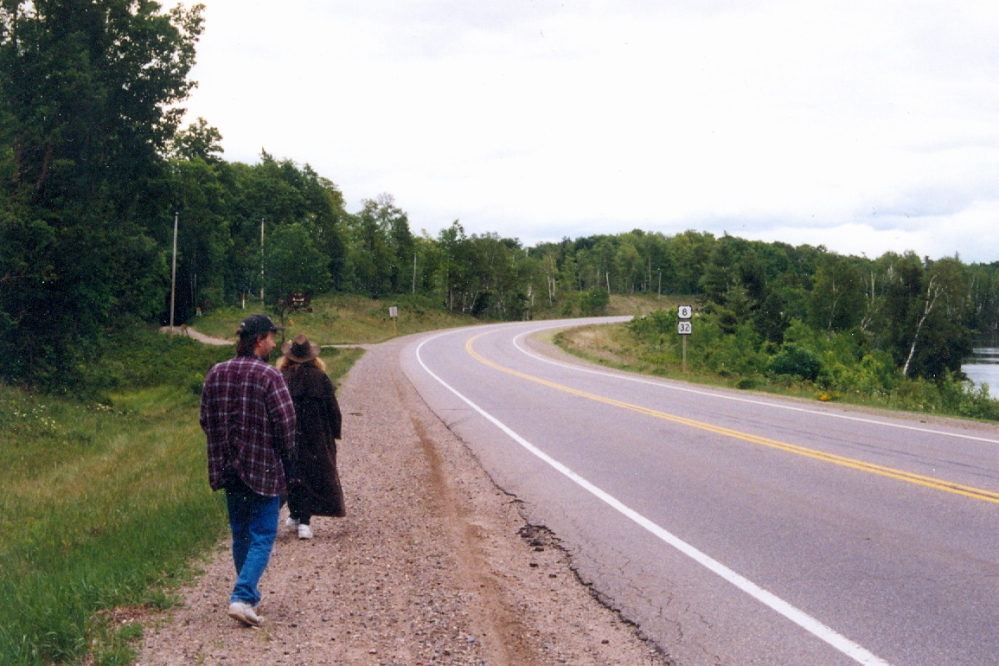 After the tower, it was decided to try to find the somewhat mythical "Dawson Lake" just North of Wabikon.