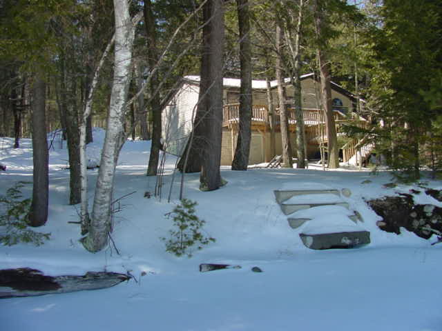 The snow was quite deep at times.