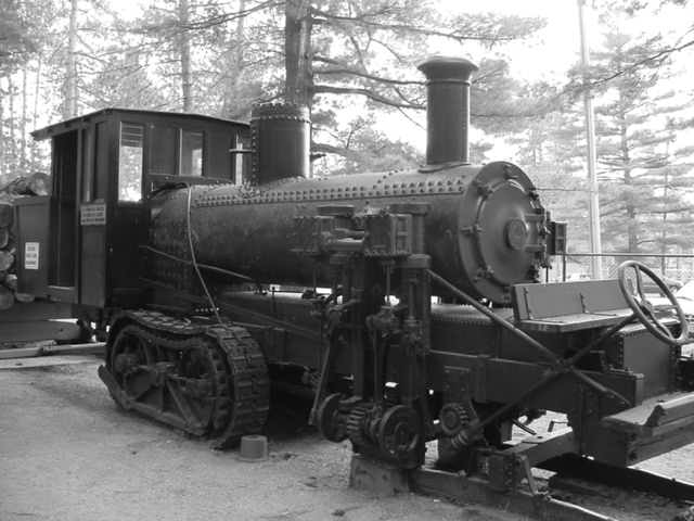 The Rhinelander Logging Museum was a good place to use black & white image captures.