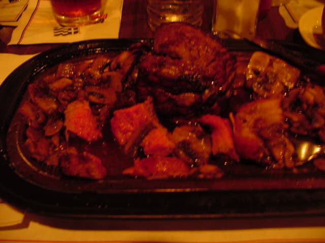 After a hard day at the museum the Rhinelander Pub and Cafe's streak was virtuous.  This cow was clearly a virgin.