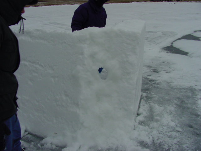 Dean's fort did freeze before falling and was  accentuated by a special firing port.