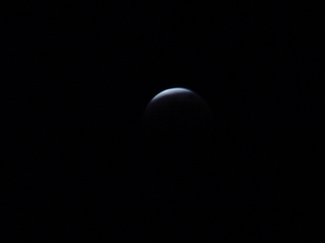 By 10:15 PM most of the moon was gone.  More stars were visible while the moon was  obscured.  The moon was back to full about 90 minutes later.