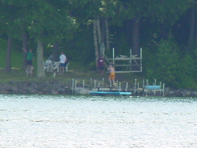 The sure signs of fall were on the lake Sunday.  The morning air was "crisp" and many were pulling rafts and lifts from the water.