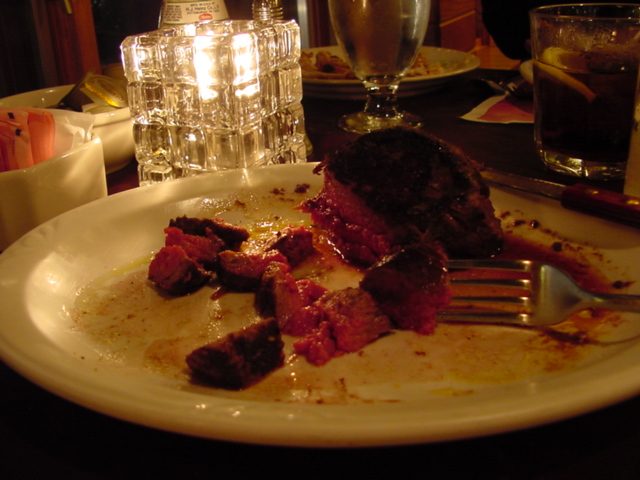 We came up on Thursday night and made spectacles of ourselves by taking pictures of the food at the Maiden Lake Supper Club.  The food was great there for the second time.