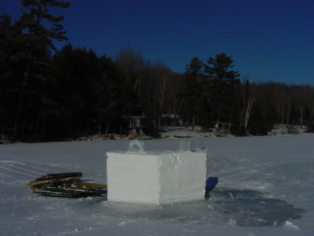 The lack of much snow turned out to have it's advantages.  Walking around was not like trudging through deep snow.
