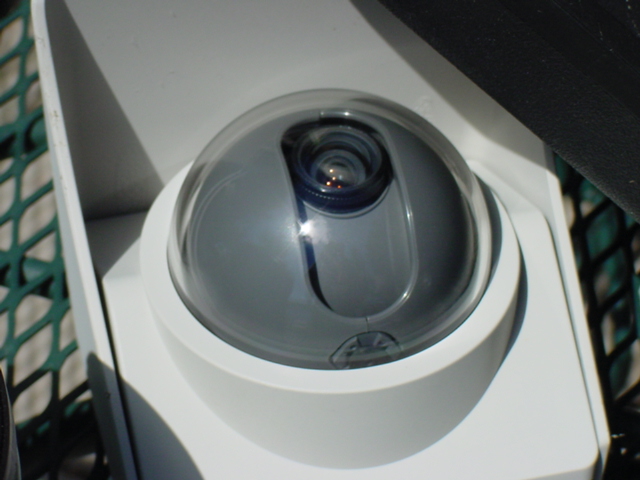 The webcam is back.  Well, the hardware is back and mounted anyway.  The repairs wiped out all the configuration software and firmware that had it working. I'll try to get it reconfigured this Friday.
