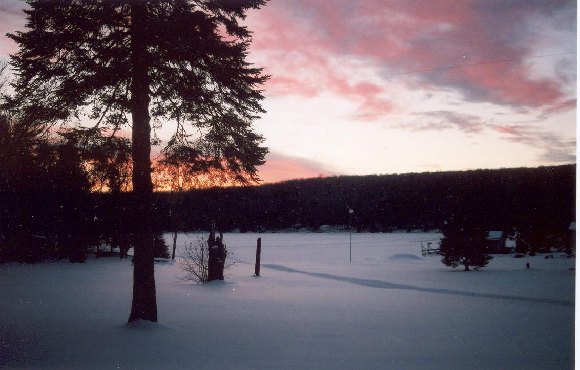 The sunset turned out to be a good one.