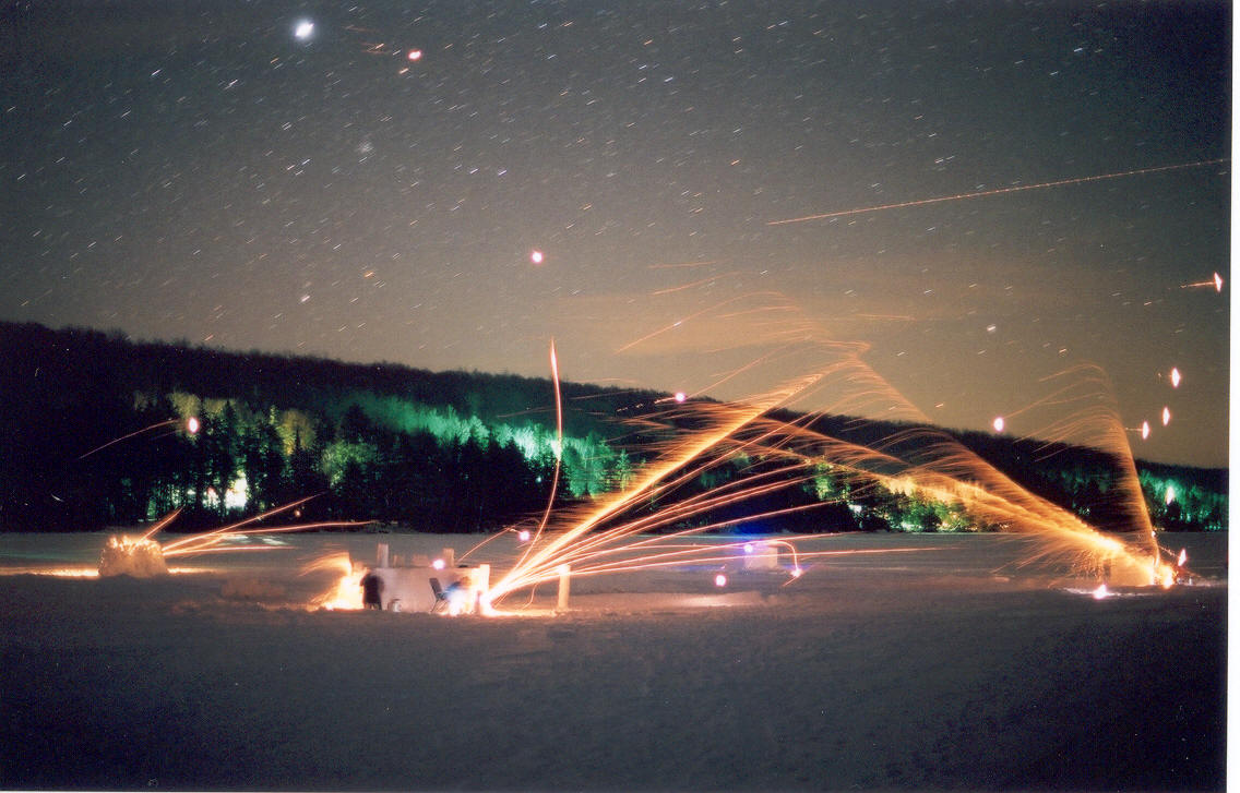 SSJ and our fort pumped out a steady stream of poorly aimed ordnance for over an hour.