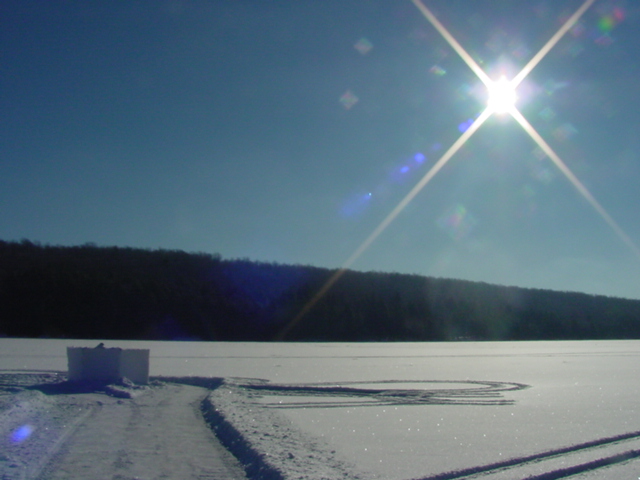 Saturday started off cold and bright.