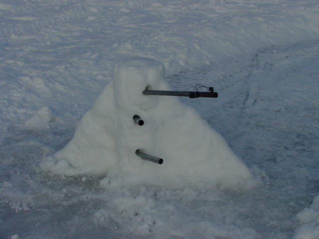 Launch tubes were carefully placed and aimed in the hopes of scoring direct hits.