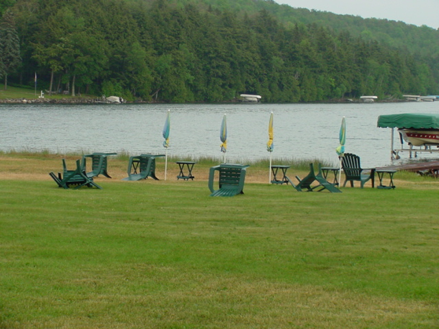 The gust front of Saturday's weather gave theTimber Shores beach a "wild party" look.