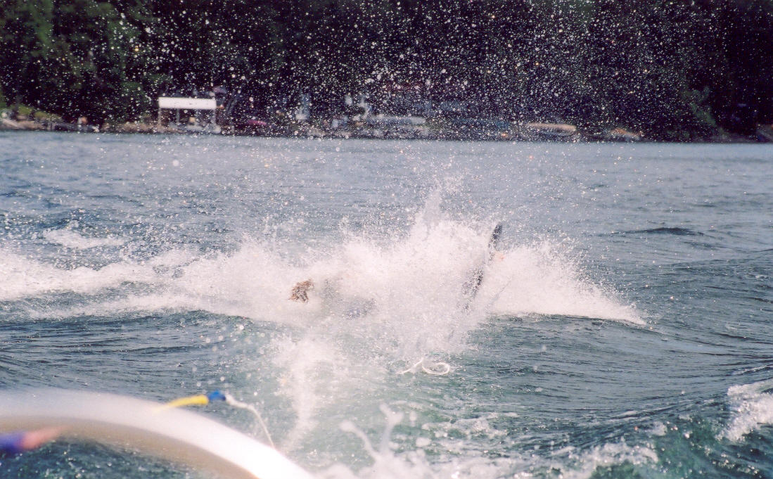 Watching skiers "try something new" never gets old.