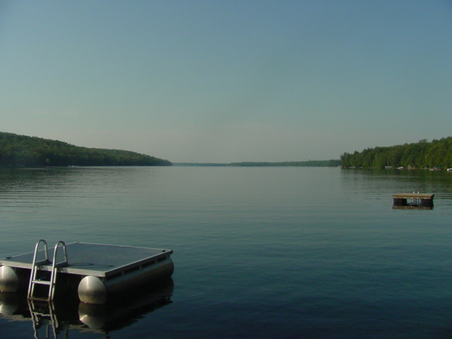 The lake was mostly flat and cool all week.