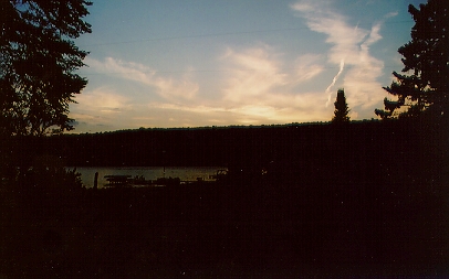 The sunset on Friday was great but came much sooner than I was used to. 
