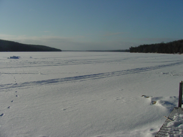 We'll be back in a few weeks to check the snow and ice depth.  We really need much more snow to bring the lake level back to normal. <br><br><br>-Nemo