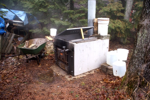 The sap was flowing and the cookers were fired into service all weekend.