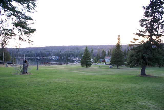 Friday night was wonderfully still and a bit cool for summer, warm for spring.