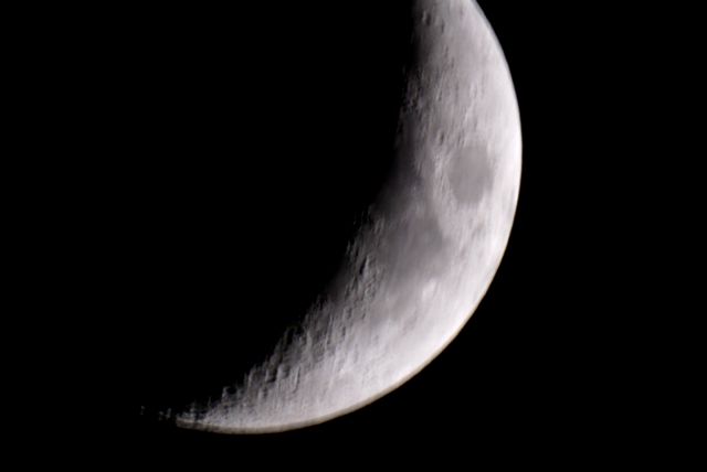 The moon grew bigger and brighter all week.