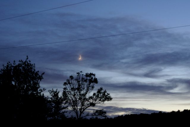 On Friday night, clouds moved in to cover the moon and the first damp chill in the air I can remember since spring hung over the lake.  Clear signs of the "death of summer".