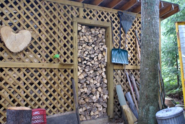 It was agreed that there is enough wood in the woodshed to declare  it full.  Don't ask for a piece from the back until late March.