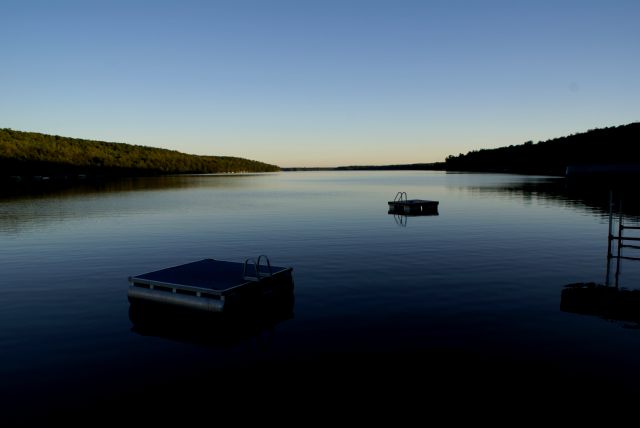 Thursday evening was warm and calm.  I feel like a bit of a nit for the premature call of the end of summer.  The color whispering from the trees sugguests Fall, but the weekend's weather clearly screamed Summer.