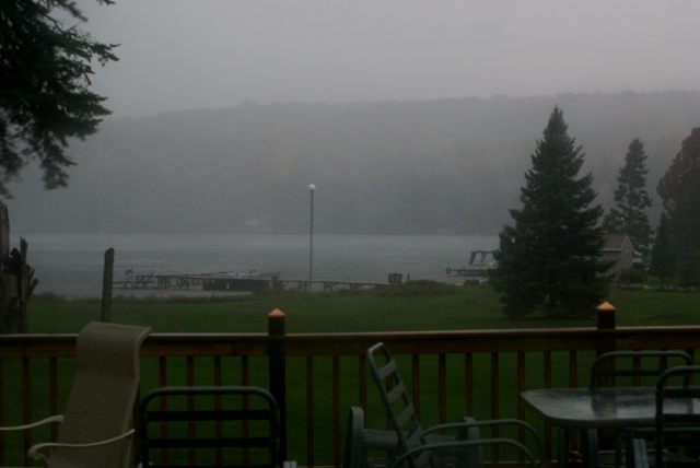 Friday was hot and thick.  The rain came at around 5:30 PM and continued for a few hours.