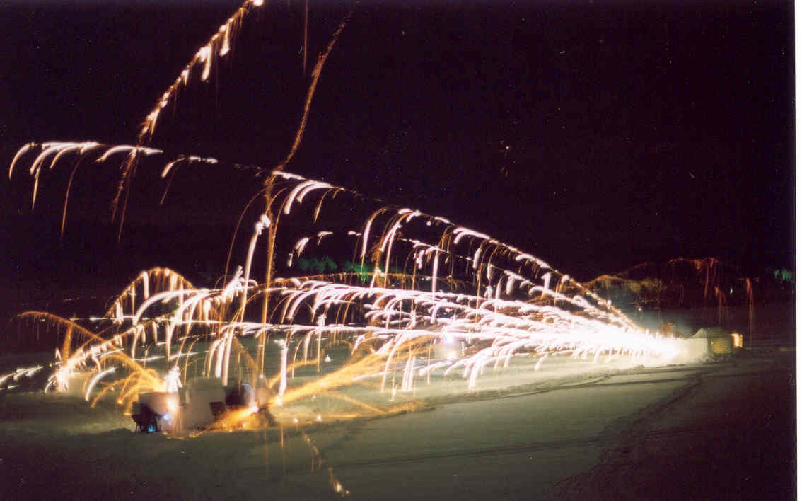 Propane torches worked adeptly.  The air was not all that cold (low 20's°F) so even lighters worked well.