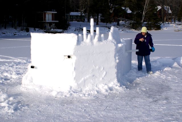 Our fort, in the northwest, was tastefully decorated and heavily armed.
