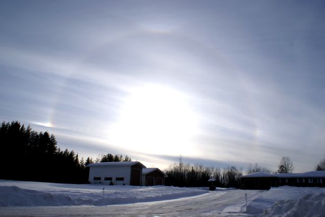 After a great day on Brule, the sun interacted with high clouds in the late afternoon to form a halo.  We'll be back in 2 weeks to repeat this weekend.<br><br><br>-Nemo
