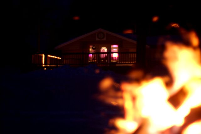 After a short while, the burning tree reminded all of the savory Bailey's Comet and we headed to the bar.