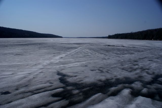The ice may not be out by next weekend, but it will be thinner.<br><br><br>-Nemo