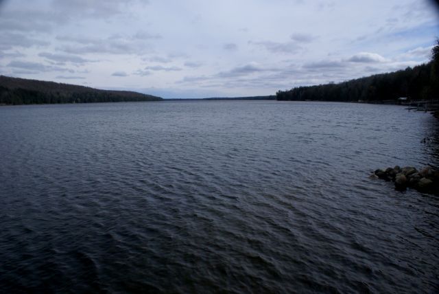 It's a pity that no one was skiing up the north end of the lake.  It was calm all weekend.  With all the rain expected and the wet ground, the lake should continue to rise.  No trilliums were spotted all weekend.<br><br><br>-Nemo