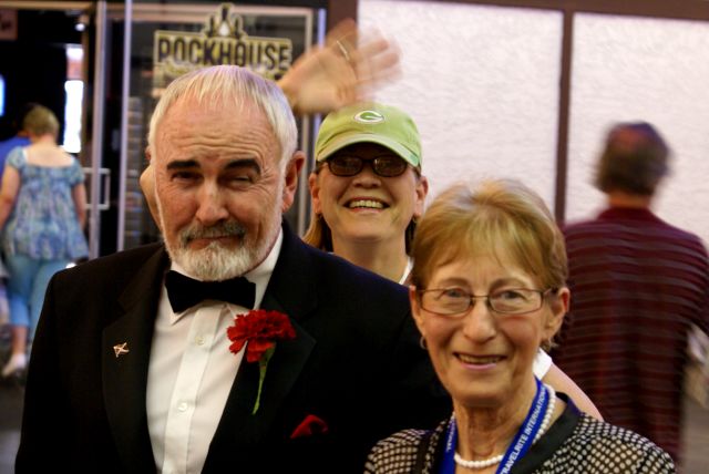 partied with some friends,