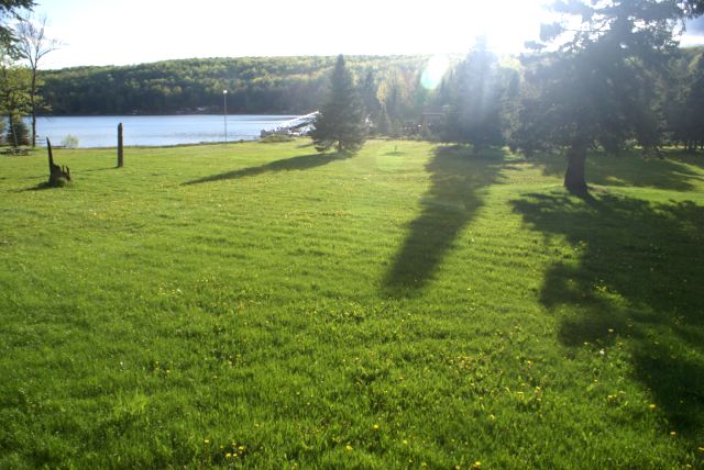 The weather on the shores of Lucerne was quite the contrast with Las Vegas.  It was cooler, just a bit wetter, and much more green & grassy in northern Wisconsin.  