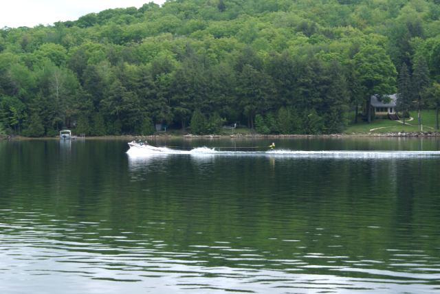 And the skiers are back!  Boat traffic on the lake is lower than I ever remember it.