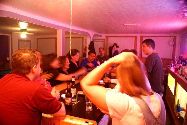 I'm still recovering from an epic bar night on Thursday.  It started innocently enough, but grew more raucous with the introduction of dice based drinking games.