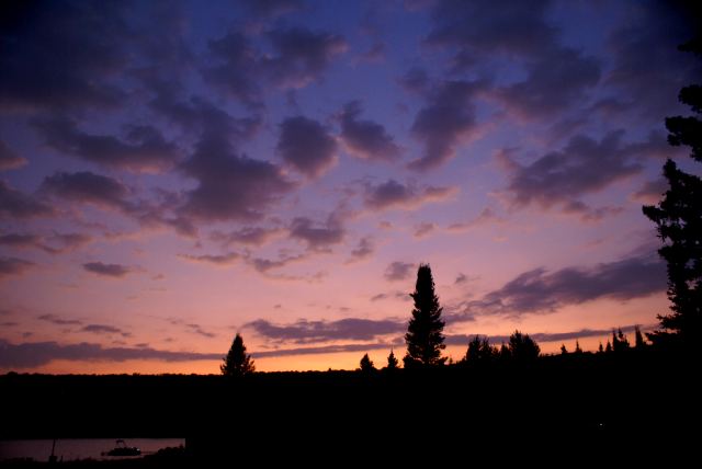 Weekend sunsets made the trip worth every mile.