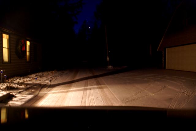 We made it up late on Friday.  Jupiter and Venus were dancing in the south (what would Adonis say!?) and cold was flowing in from the north.