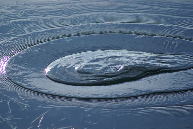 Holes in the ice, combined with wind, pumped water on to the surface of the sheet.