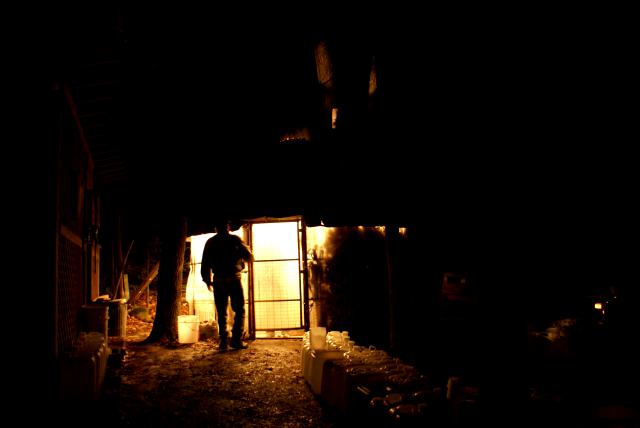 As mentioned before, the syruping fires were kept buring all day and night.
