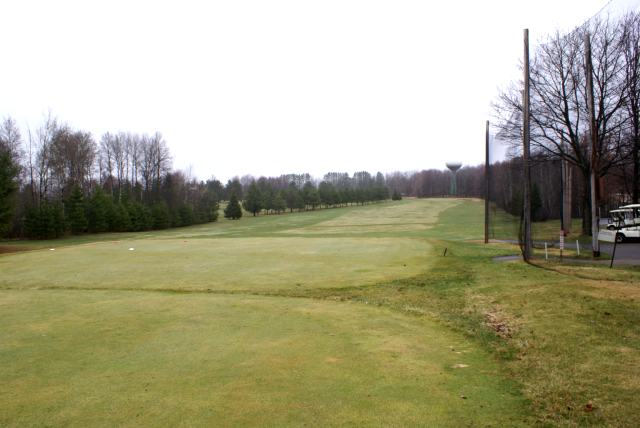 Friday, the day the ice went out, was great.  We had finished the front nine had enough time/daylight to surrender several balls to the back but the western sky was looking a little funny.  Not ha ha funny.  More like strap on a PFD and grab a tree funny.