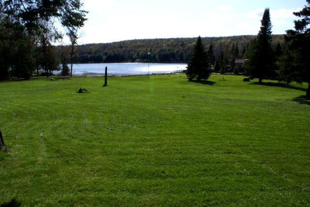Sunday was much better weather-wise.  No snow was encountered during the first lawn mowing of the year. 
